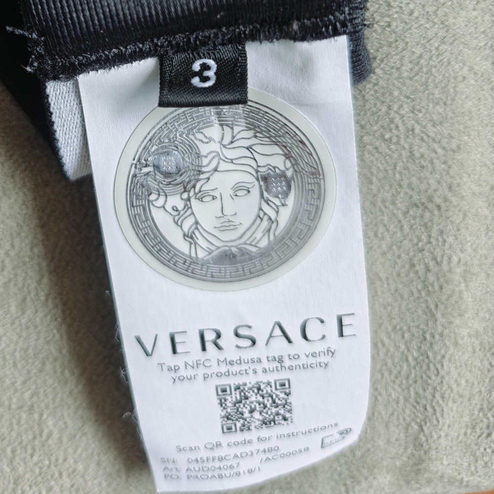 Versace Black Triangle Bralette - Picture 2 of 2